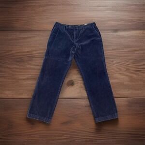 Brooks Brothers Corduroy Pants Milano Size 40x32 Blue Cotton